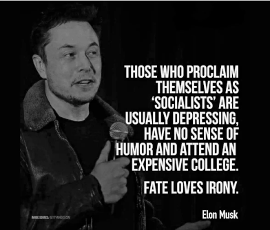 Musk on Socialists