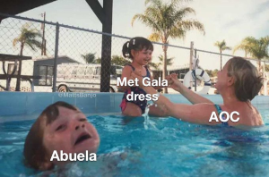 AOC at the Met Gala