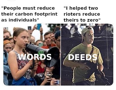 Words vs Deeds