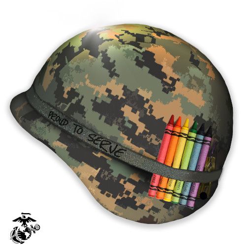 Proud to Serve Crayons