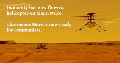 Mars is ready for communists