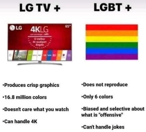 LGTV vs LGBT