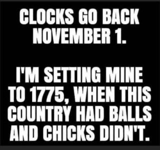 Clocks Go Back