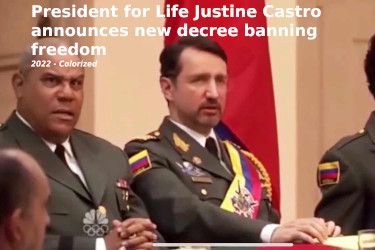 President for Life Justine Castro