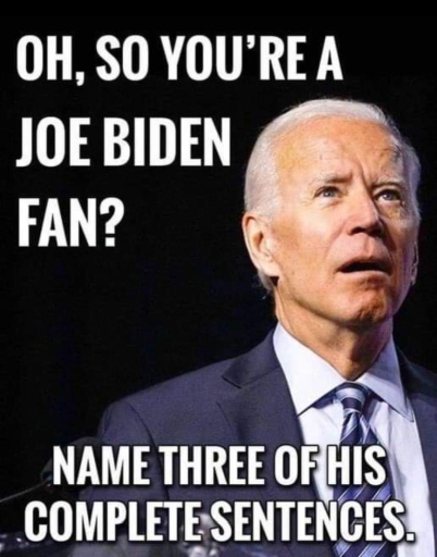 You're a Joe Biden Fan